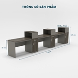 Cụm Bàn Làm Việc 3 Người CBNVY24-4206