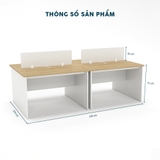 Cụm Bàn Làm Việc 4 Người CBNVY33-2412
