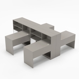 Cụm Bàn Làm Việc 4 Người CBNVY31-2826