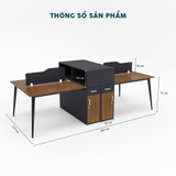 Cụm Bàn Làm Việc 4 Người CBNVY37-2812