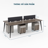 Cụm Bàn Làm Việc 4 Người CBNVY40-2412