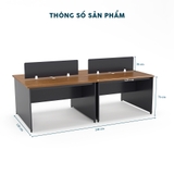 Cụm Bàn Làm Việc 4 Người CBNVY04-2412