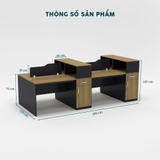 Cụm Bàn Làm Việc 4 Người CBNVY24-2812
