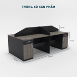 Cụm Bàn Làm Việc 4 Người YOTA CBNVY26-2412