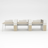 Cụm Bàn Làm Việc 6 Người CBNVY34-4212