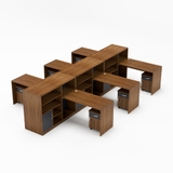 Bàn làm việc nhóm 6 Người CBNVY31-4230HT, chất liệu bề mặt chống thấm, dễ dàng vệ sinh và bảo quản.