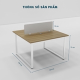 Cụm Bàn Làm Việc 2 Người CBNVY09-1212