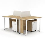 Cụm bàn làm việc 3 người YOTA CBNVY20-1812HT