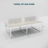 Cụm Bàn Làm Việc 4 Người CBNVY09 - 2412