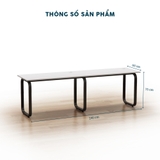 Cụm Bàn Nhân Viên 2 Người Chân Sắt CBNVY11-2406