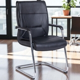 Ghế họp GHY012 khung thép mạ, đệm da cao cấp, tay ốp nhựa, thiết kế thanh lịch, ngồi êm ái.