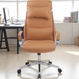 Ghế trưởng phòng SG939 bọc PVC mịn, tay nhôm, chân thép mạ, có gối tựa đầu, sang trọng, hiện đại.