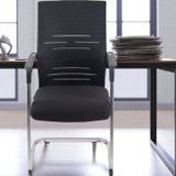 Ghế xoay văn phòng Hòa Phát GNVY045 lưng lưới, đệm lưới, chân sắt mạ sáng bóng, thiết kế hiện đại