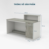Quầy Lễ Tân QLTY19-16