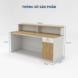 Quầy Lễ Tân QLTY22-18