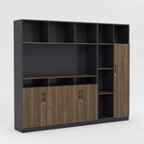 Tủ giám đốc TGDY002 gỗ MDF phủ Melamine cao cấp, thiết kế hiện đại, nhiều ngăn, có khóa an toàn.