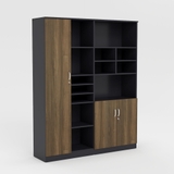 Tủ giám đốc YOTA TGDY010 hiện đại, gỗ MDF cao cấp, nhiều ngăn tiện ích, kệ trang trí sang trọng.