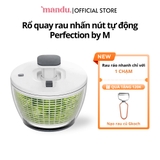 Rổ quay rau tự động 6L Perfection by M màu trắng cao cấp
