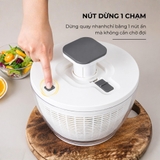 Nút nhấn tự động trên rổ quay rau Perfection by M