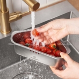 Rổ lọc treo góc nội địa Hàn dùng trong bồn rửa bát