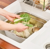 Set rổ chậu vuông Casabeni rửa rau trộn thực phẩm