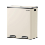 Thùng rác 2 ngăn Songmics 60L inox cao cấp hiện đại