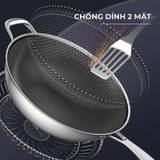 Chảo sâu lòng Hybrid Toss Wok Perfection by M