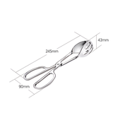 Thìa gắp Salad Wagensteiger inox kích thước