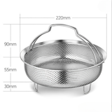 Rổ hấp nướng 22cm Wagensteiger kích thước