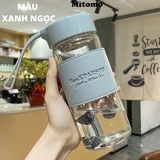 Bình thủy tinh cao cấp Hankparson màu xanh ngọc