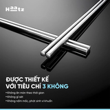 Đũa inox Haatz chống trượt cao cấp
