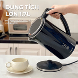 Ấm siêu tốc giữ nhiệt SilverCrest Đức 1.7L chính hãng