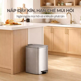 thùng rác thông minh inox 3 lớp bền đẹp