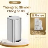 Thùng rác chống ồn, chống mùi Slimbin 30L Perfection by M