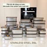 Hộp đựng thực phẩm inox 316L có tốt không Perfection by M