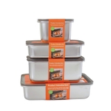 Hộp inox bảo quản thực phẩm Perfection by M dùng lò vi sóng