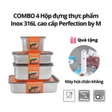 Hộp inox 316L dùng lò vi sóng Perfection by M