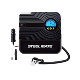 Bơm lốp ô tô SteelMate P05 điện tử tự ngắt chính hãng – công suất 120W, áp suất 350kPa, màn hình điện tử, đèn LED chiếu sáng, thiết kế nhỏ gọn tiện lợi