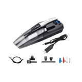 Máy hút bụi bơm lốp 4 in 1 không dây cầm tay – Hút bụi, bơm lốp, đo áp suất, chiếu sáng