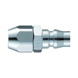 Khớp nối nhanh 1/4 inch NAC 22PA đầu đực đai siết cho dây hơi phi 8mm