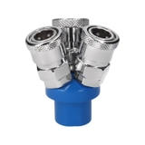 Bộ chia khí 3 chạc OEM bằng hợp kim dùng cho khí nén