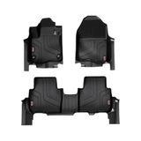 Thảm lót sàn ô tô Honda CRV 2024 (5 chỗ) nhựa TPE tràn viền bậc cửa Huvi