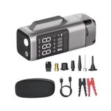 Bơm điện mini Icar P69 đa năng 6 trong 1 chính hãng – bơm lốp, hút bụi, thổi bụi, kích bình, sạc dự phòng, đèn LED cứu hộ