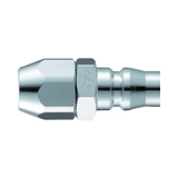 Khớp nối nhanh 3/8 inch NAC 23PB đầu đực đai siết dùng cho dây hơi phi 10mm