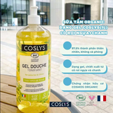 Sữa tắm dạng gel có roi ngựa chanh hữu cơ Coslys (1L)