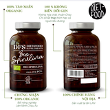 Viên uống tảo xoắn Spirulina hữu cơ (375 viên) Diet Food 150g
