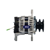 Máy phát điện Komatsu PC400-6 động cơ S6D125 S6D108 28V 100A puly đôi Ø94mm dây lệch