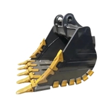 Gầu đào nặng CAT E320 dung tích 2.2m³ – Gầu múc chịu mài mòn NM400 chuyên xúc đá và đất cứng cho máy xúc CAT hạng trung