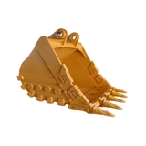 Gầu đào nặng CAT 300 325 330 dung tích 1.8m³ – Gầu múc chịu mài mòn NM400 chuyên xúc đất đá cho máy xúc 30–35 tấn