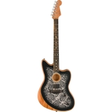 Đàn Guitar Acoustic Fender Limited Edition American Acoustasonic Jazzmaster, Black Paisley